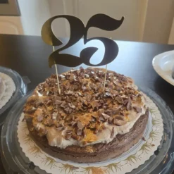Tårtdekoration Siffra 25