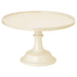 Tårtfat på Fot Beige