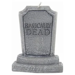 Tårtljus Gravsten Basically Dead