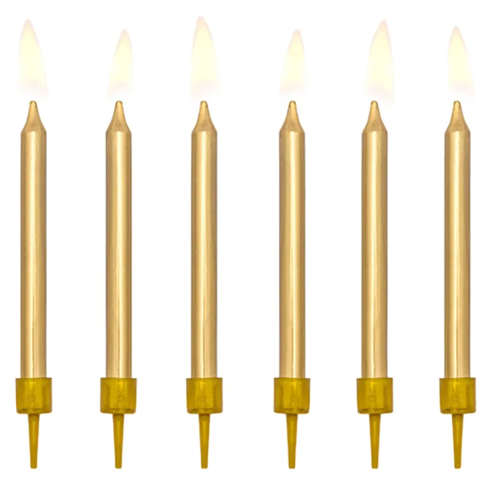Tårtljus Guld