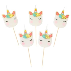 Tårtljus Love Unicorns Enhörningshuvud