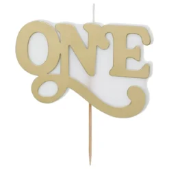 Tårtljus One Guld