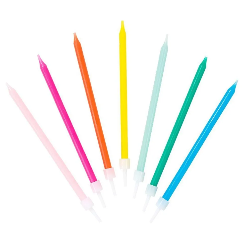 Tårtljus Rainbow Flerfärgade