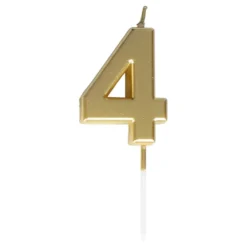 Tårtljus Siffra Guld