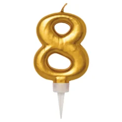 Tårtljus Siffra Guld