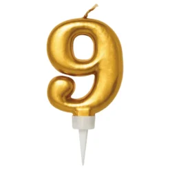 Tårtljus Siffra Guld