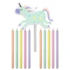 Tårtljus Unicorns & Rainbows