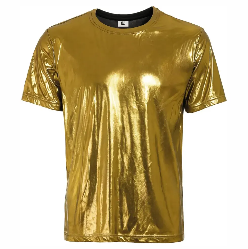 T-shirt Guld Metallic