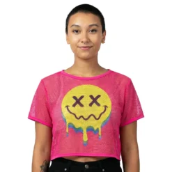 T-shirt i Mesh Acid Dam