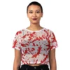 T-shirt i Mesh Blodig Dam