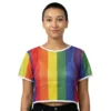T-shirt i Mesh Flerfärgad Dam