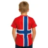 T-shirt Norge Supportertröja för Barn
