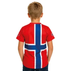 T-shirt Norge Supportertröja för Barn
