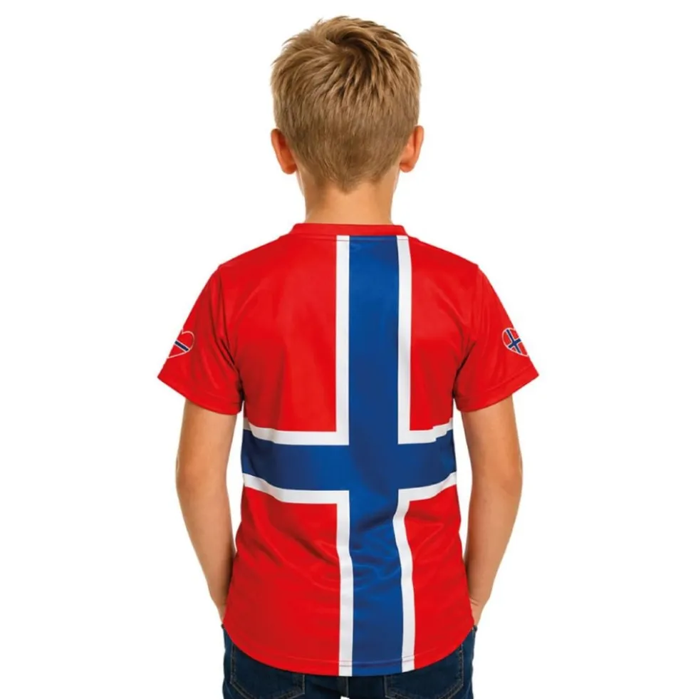 T-shirt Norge Supportertröja för Barn