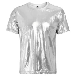 T-shirt Silver Metallic