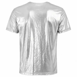 T-shirt Silver Metallic