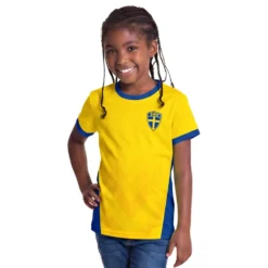 T-shirt Sverige Supportertröja för Barn