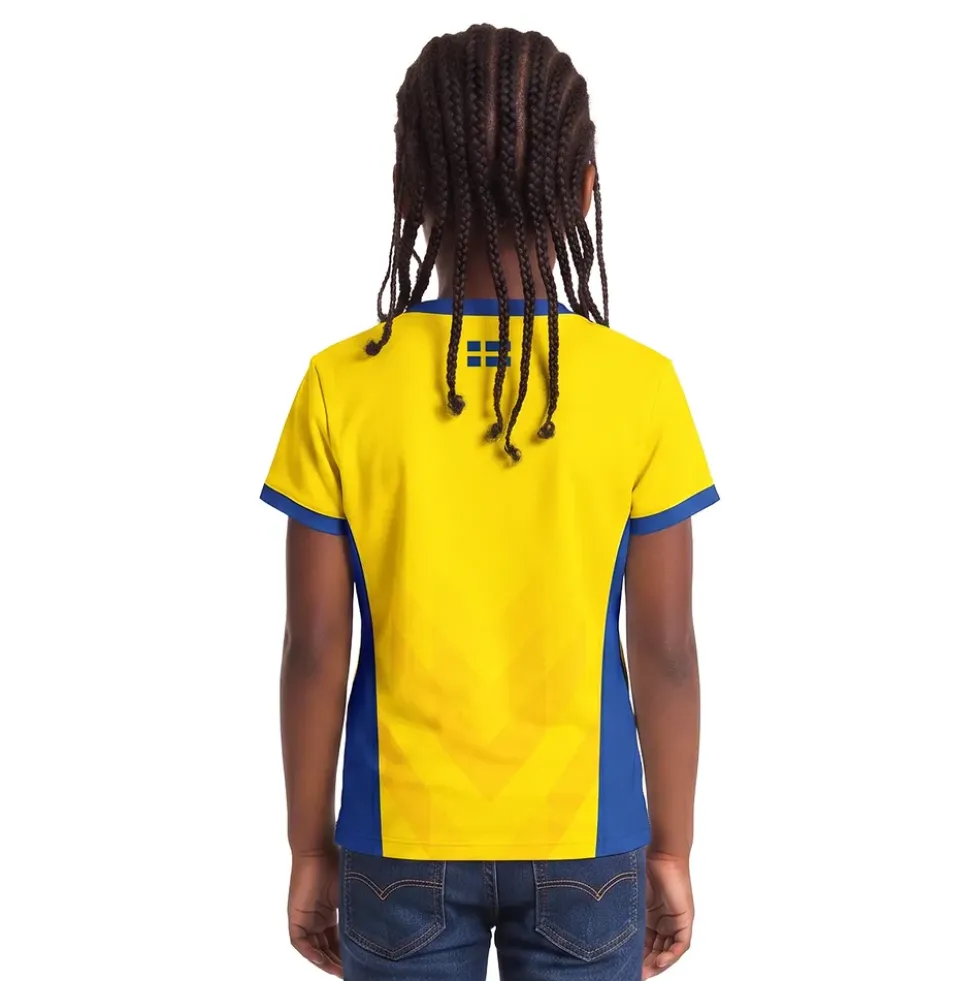 T-shirt Sverige Supportertröja för Barn