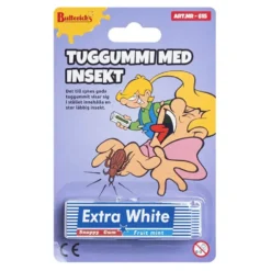 Tuggummi med Insekt Skämtartikel