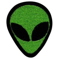 Tygmärke Alien Huvud