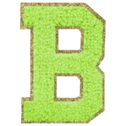 Tygmärke Bokstav Grön