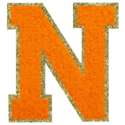 Tygmärke Bokstav Orange