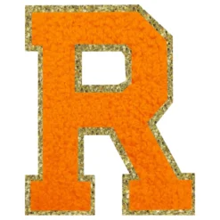 Tygmärke Bokstav Orange