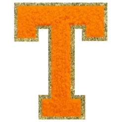 Tygmärke Bokstav Orange