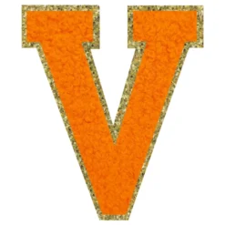 Tygmärke Bokstav Orange