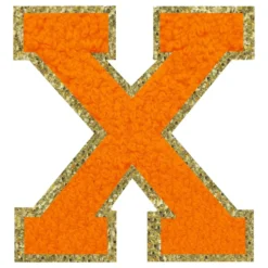 Tygmärke Bokstav Orange