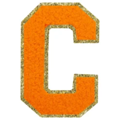 Tygmärke Bokstav Orange