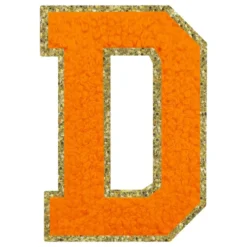 Tygmärke Bokstav Orange