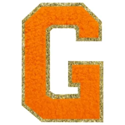 Tygmärke Bokstav Orange