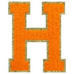 Tygmärke Bokstav Orange