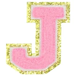 Tygmärke Bokstäver Rosa