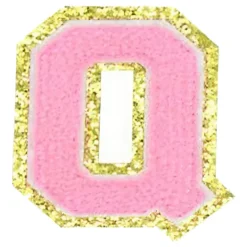 Tygmärke Bokstäver Rosa