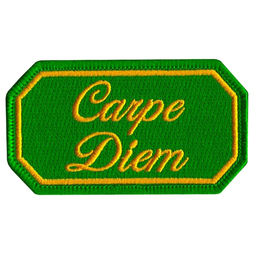 Tygmärke Carpe Diem