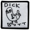 Tygmärke Dick Butt