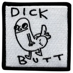 Tygmärke Dick Butt