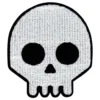Tygmärke Emoji Dödskalle