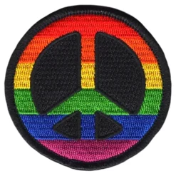Tygmärke Fredssymbol CND/Peace