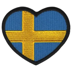 Tygmärke Hjärta Sverige