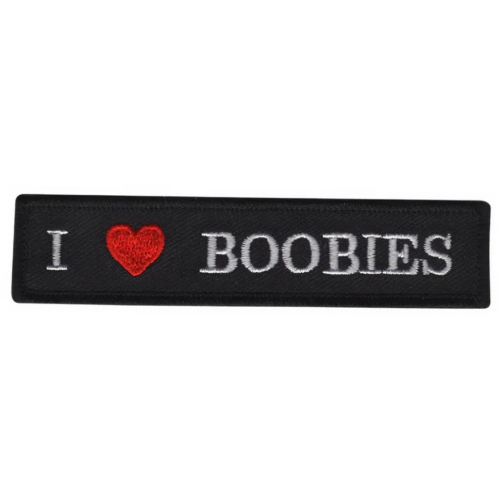 Tygmärke I Love Boobies