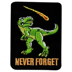 Tygmärke Never Forget