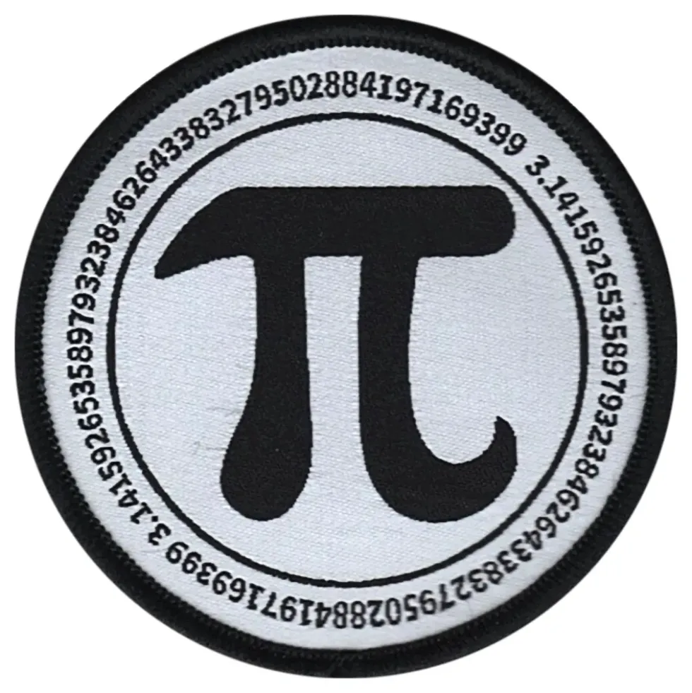 Tygmärke Pi 3.141592