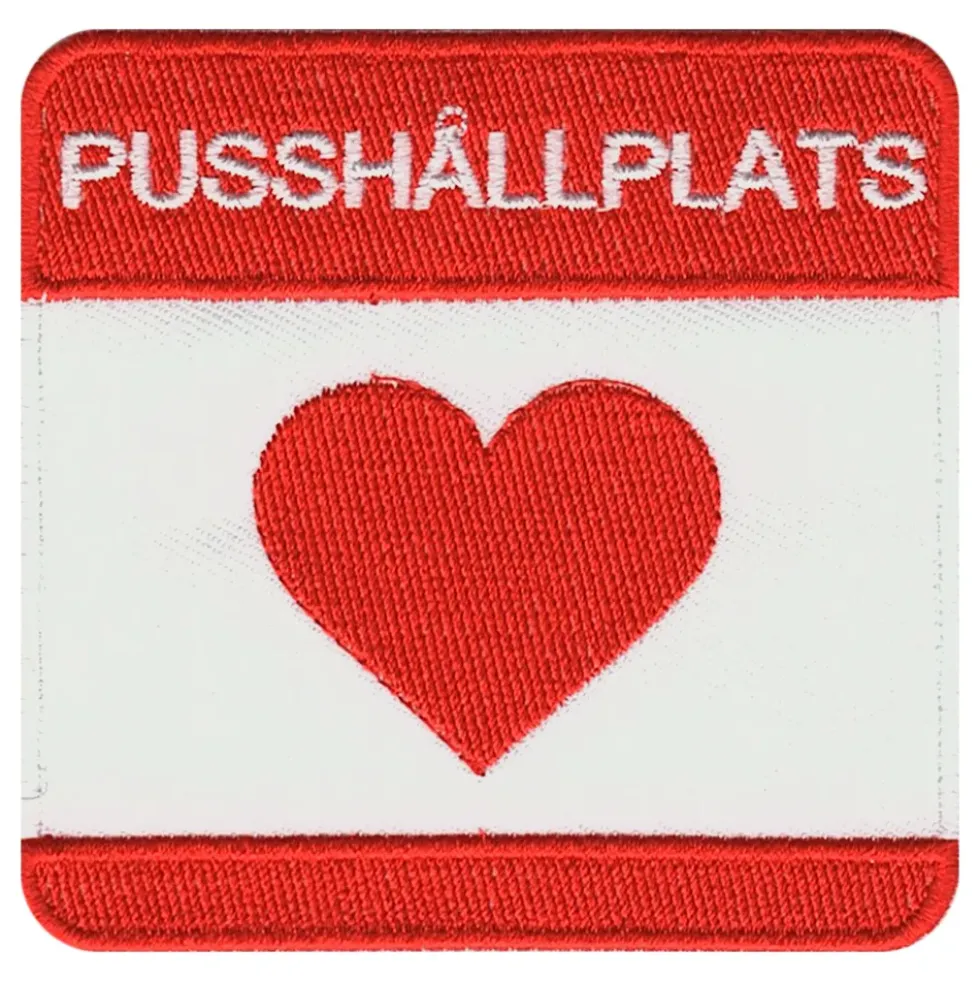 Tygmärke Pusshållplats