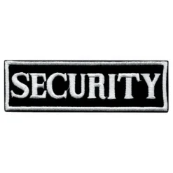 Tygmärke SECURITY