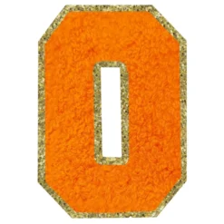 Tygmärke Siffra Orange