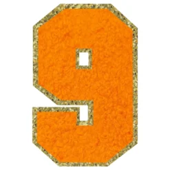 Tygmärke Siffra Orange