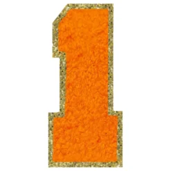 Tygmärke Siffra Orange